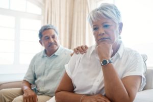 A family member offering support and comfort